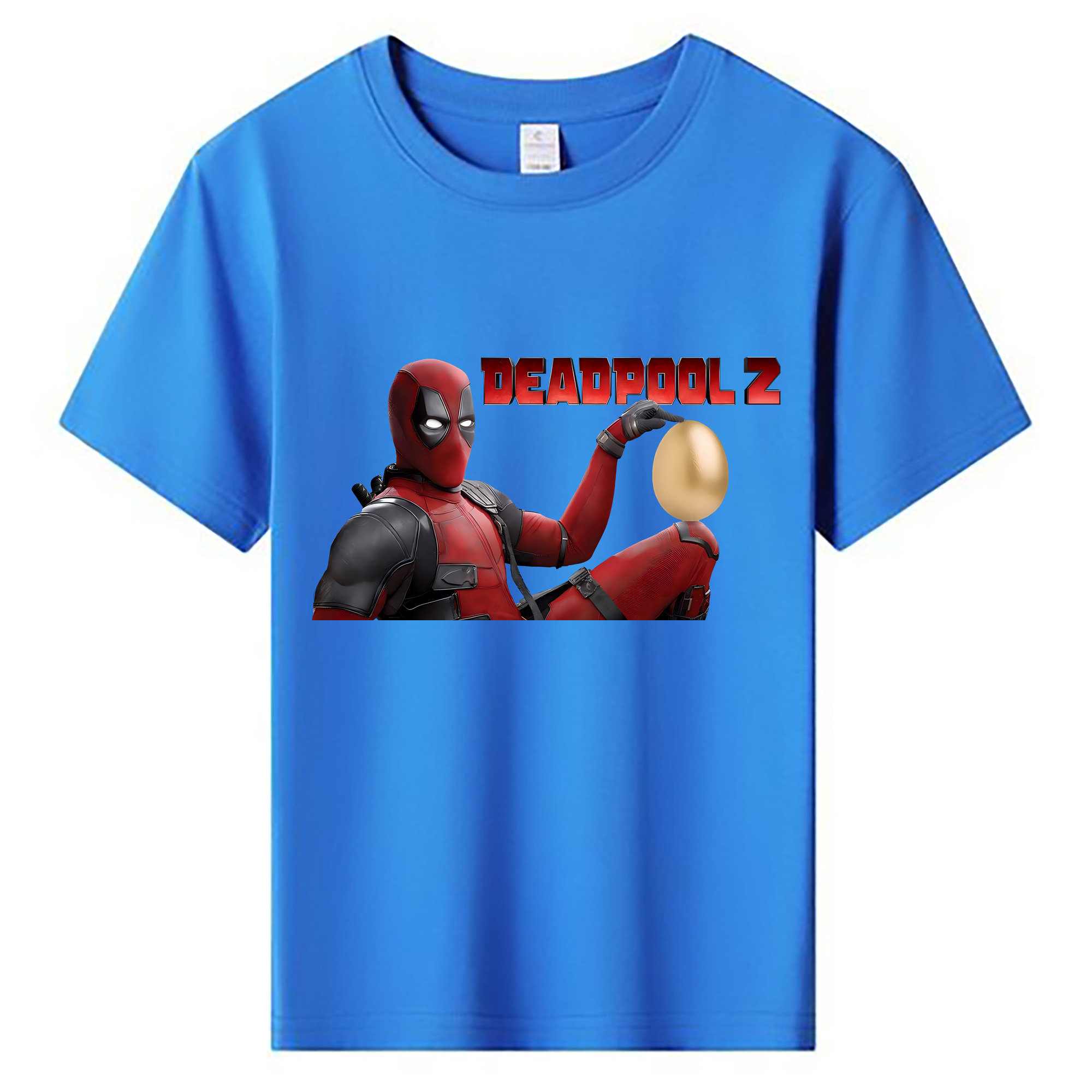 （画像用） Deadpool デッドプール 綿100％キッズTシャツ（フロントプリント）